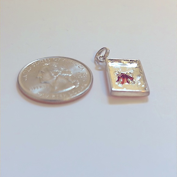 Jewelry 925 Sterling Silver Love Letter Charm Wswarovski Crystal